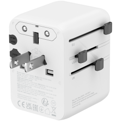 CANYON Travel Adapter OnTour 70 EU/UK/US/AUS 70W White Адаптер за Захранване
