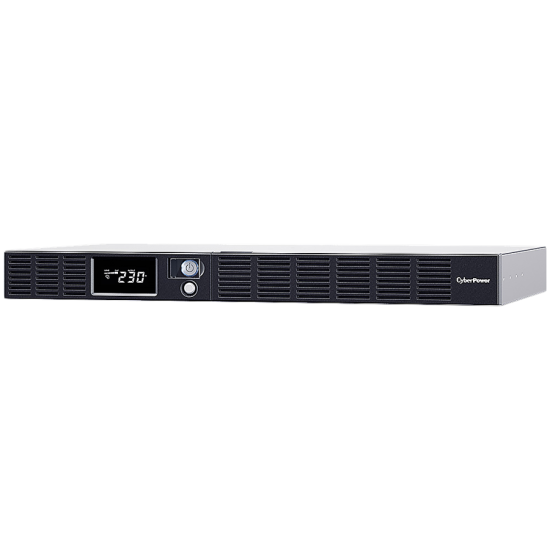 CyberPower 1U Rackmount UPS  AVR, 1000VA/600W, Line-Interactive, LCD display, 1000VA/600W, 6x IEC C13, Runtime at 300W ( min ):14; OR1000ERM1U Непрекъсваемо Токозахранване
