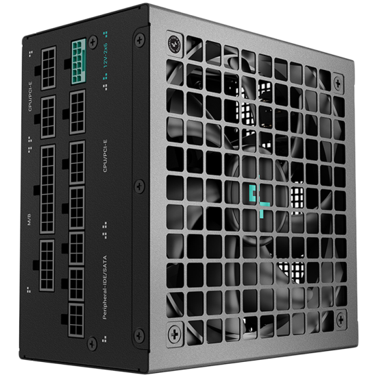 DeepCool Gamer Storm, PN1000-M, 1000W, 80 Plus GOLD, ATX12V V3.1, Japanese Capacitors, Fully Modular, Black Sleeved Cables, Hydro Bearing 120mm Fan, OPP/OVP/SCP/OTP/OCP/UVP/SIP/NLO, R-PNA00M-FC0B-JGEU, 10Y Захранване