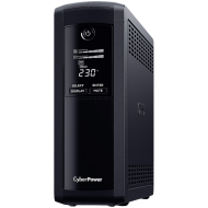 CyberPower UPS AVR, 1600VA/960W, Line-Interactive, LCD display, 4x Schuko, Runtime at 480W ( min ):11, Surge and Spike protection; VP1600ELCD Непрекъсваемо Токозахранване