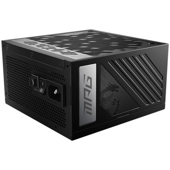 MSI MPG A850G PCIE5, 850W, 80 Plus Gold(Up to 90% Efficiency), ATX Form Factor, 100~240 Vac Input Voltage, 50Hz ~ 60Hz Input Frequency, 135 mm Fan, 150 x 150 x 86mm, Active PFC, OCP / OVP / OPP / OTP / SCP / UVP Protections, 10 Y Захранване