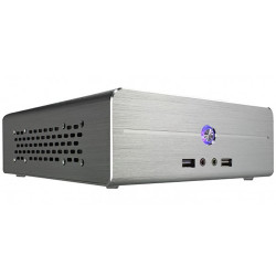 E-mini I5 Silver, Brushed Aluminium,120W DC/DC 12V/5A Adapter Шаси