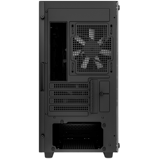DeepCool CC360 ARGB, Mid Tower, Mini-ITX/Micro-ATX, 1xUSB3.0, 1xUSB2.0, 1xAudio, 3x120mm Pre-Installed ARGB Fans, Tempered Glass, Mesh Panel, Black, R-CC360-BKAPM3-G-1 Шаси