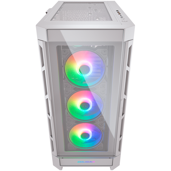 COUGAR DUOFACE PRO RGB PC Case, Mid Tower, White Шаси