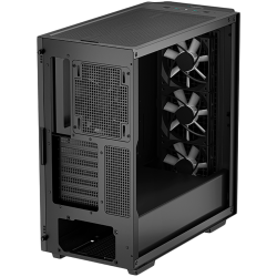 DeepCool CG540, Mid Tower, Mini-ITX/Micro-ATX/ATX/E-ATX, 2xUSB3.0, 1xAudio, 3x120mm Pre-Installed ARGB Fans + 1x140mm Black Fan, Tempered Glass, Mesh Panel, Black, R-CG540-BKAGE4-G-1 Шаси