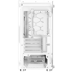 Xigmatek Oreo Arctic White EN47772, M-ATX, USB3.0x1+USB2.0x2, Meshed Grill FP, Left TG, 3PCS X24F Arctic Fixed RGB Fan Шаси