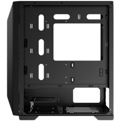 Xigmatek Gemini II EN48649, Black, MATX/ Mini-ITX, U3x1+U2x2, Meshed Grill ARGB LED Frontpanel & Left TG, 3PCS X24F Fixed RGB Fan Шаси