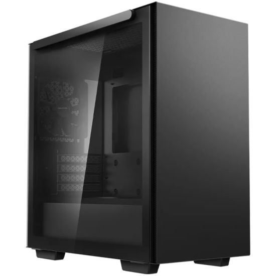 DeepCool MACUBE 110  Mid Tower Case, Mini-ITX / Micro-ATX / ATX / E-ATX, 2xUSB3.0, 1xAudio, ABS+SPCC+Tempered Glass, Mesh Pane R-MACUBE110-BKN GM1N-G-1 Шаси