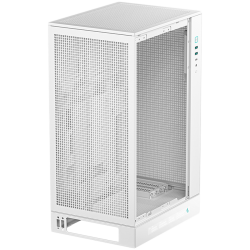 DeepCool CH270 DIGITAL WH, Mini Tower, Mini-ITX/Micro-ATX, 2xUSB3.0, 1xType-C Gen 2, 1xAudio/Mic, Mesh Panel, White, R-CH270-WHNDM0-G-1, 2Y Шаси