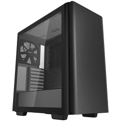 DeepCool CK500  Mid Tower Case, Mini-ITX / Micro-ATX / ATX / E-ATX, 2xUSB3.0, 1xAudio, 1xType-C, ABS+SPCC+Tempered Glass, Mesh Pane R-CK500-BKNNE2-G-1 Шаси