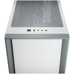 CORSAIR 4000D Tempered Glass Mid-Tower ATX Case — White Шаси
