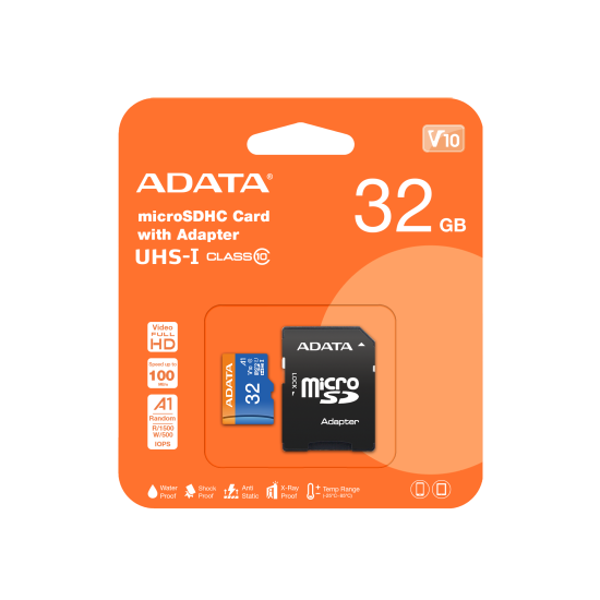 ADATA SDMICRO 32GB UHS-I CL10A1 PLASTIC