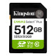 KINGSTON SD 512GB UHS-I CL10 PLASTIC