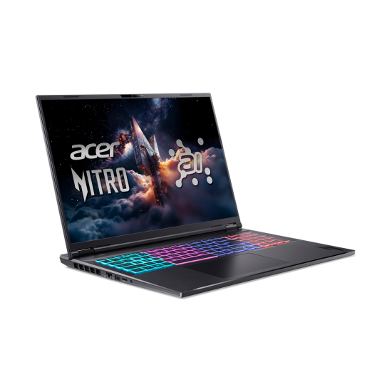 ACER NITRO V14 AMD AI 9 365 32G RTX5060 1TB_SSD 18 WQXGA 165HZ M2 COMBO BLACK BACKLIT