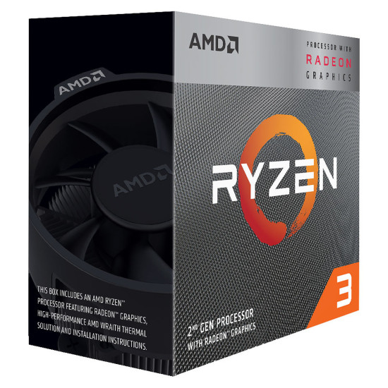 AMD RYZEN_3 AM4 3.6GHZ 4CORES INTVGA FAN 65W DESKTOP