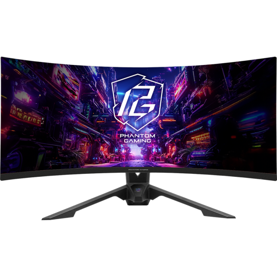 ASROCK 34 WQHD 180Hz VA 1ms 21:9 HDMI DP USB FREESYNC AUDIO HDR SWIVEL CURVED