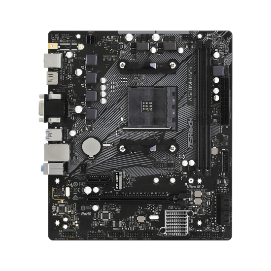 ASROCK A520 2xDDR4  4xSATA3  RAID HDMI        VGA 1xM2 GLAN        1xPCIEx16 1xPCIEx1