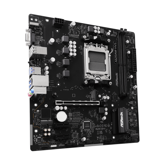 ASROCK A620 2xDDR5  4xSATA3  RAID HDMI        VGA  1xM2 GLAN        1xPCIEx16 1xPCIEx1