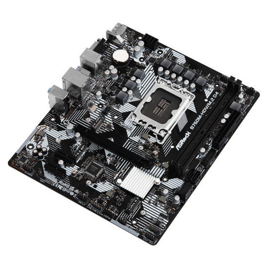 ASROCK B760 2xDDR4  4xSATA3            HDMI DP  VGA  2xM2 GLAN        1xPCIEx16 2xPCIEx1