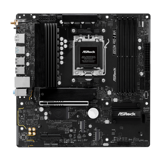 ASROCK B850 4xDDR5  4xSATA3  RAID HDMI DP            3xM2 GLAN        1xPCIEx16 1xPCIEx1 WiFi