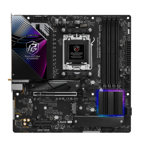 ASROCK B850 4xDDR5  4xSATA3  RAID HDMI DP            3xM2 GLAN        1xPCIEx16 1xPCIEx1 WiFi