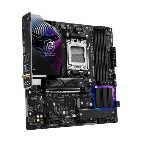 ASROCK B850 4xDDR5  4xSATA3  RAID HDMI DP            3xM2 GLAN        1xPCIEx16 1xPCIEx1 WiFi