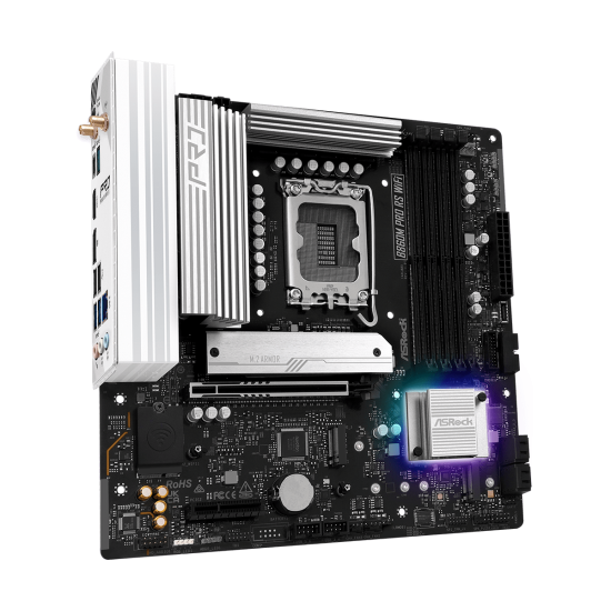 ASROCK B860 4xDDR5  4xSATA3  RAID HDMI DP            3xM2 GLAN        1xPCIEx16 1xPCIx1       WiFi