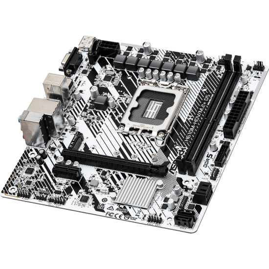 ASROCK H610 2xDDR5  4xSATA3            HDMI DP VGA   1xM2 GLAN        1xPCIEx16 1xPCIEx1