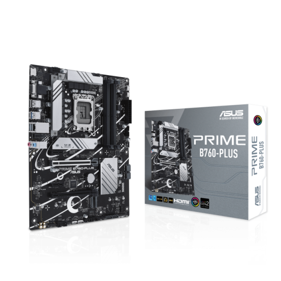 ASUS B760 4xDDR5  4xSATA3 RAID HDMI DP VGA 3xM2 GLAN        2xPCIEx16 2xPCIEx1 