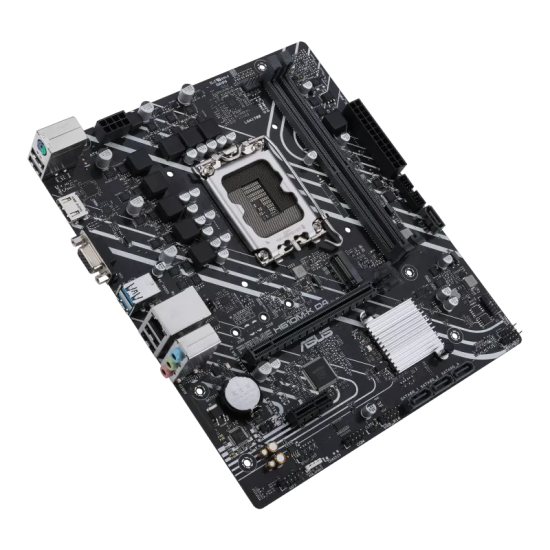ASUS H610 2xDDR4  4xSATA3           HDMI        VGA 1xM2 GLAN        1xPCIEx16 1xPCIEx1