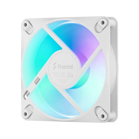 FRACTAL DESIGN 120MM DYNAM3 RGB WHITE