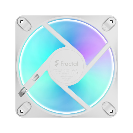 FRACTAL DESIGN 120MM DYNAM3 RGB WHITE