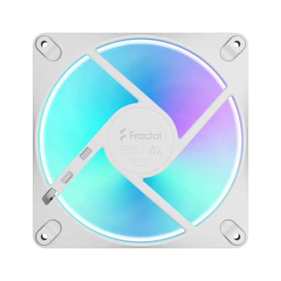 FRACTAL DESIGN 140MM DYNAM3 RGB WHITE