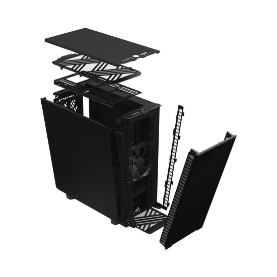 FRACTAL DESIGN CASE ATX MID_TOWER BLACK