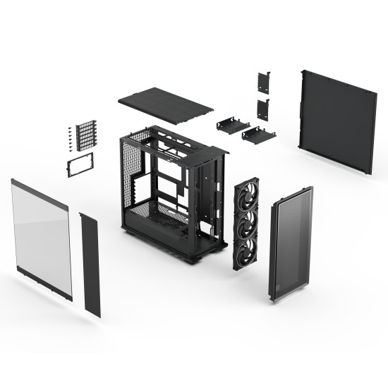 FRACTAL DESIGN EPOCH XL BLACK TG RGB LIGHT
