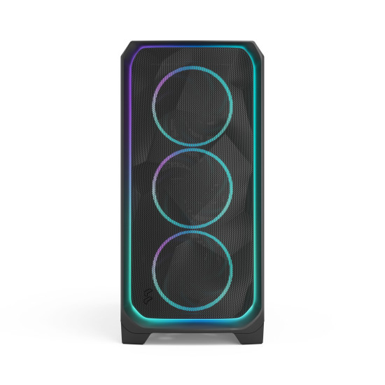 FRACTAL DESIGN CASE ATX MID_TOWER BLACK