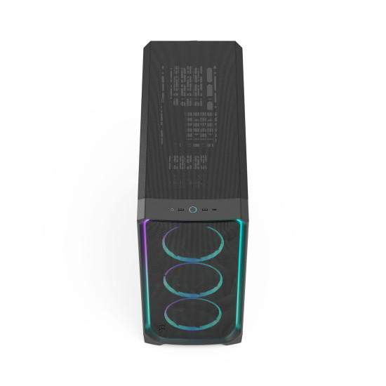 FRACTAL DESIGN CASE ATX MID_TOWER BLACK