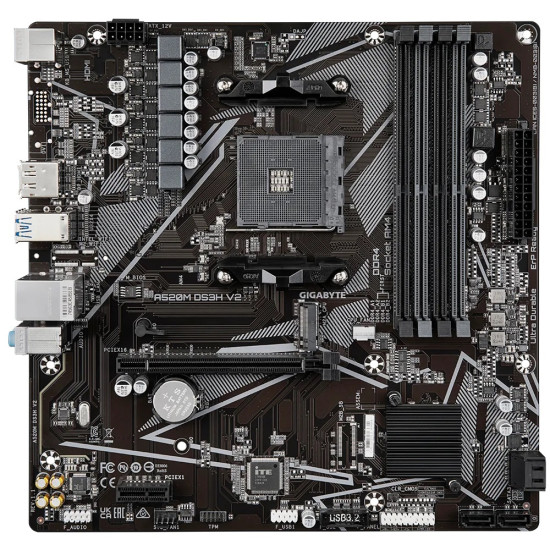 GIGABYTE A520 4xDDR4  4xSATA3  RAID HDMI DP           1xM2 GLAN        1xPCIEx16 1xPCIEx1