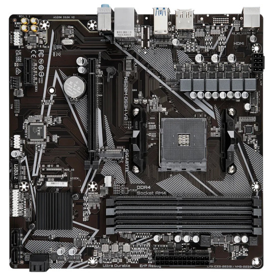 GIGABYTE A520 4xDDR4  4xSATA3  RAID HDMI DP           1xM2 GLAN        1xPCIEx16 1xPCIEx1