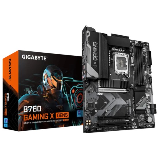 GIGABYTE B760 4xDDR5  4xSATA3  RAID HDMI DP           3xM2 GLAN        3xPCIEx16                