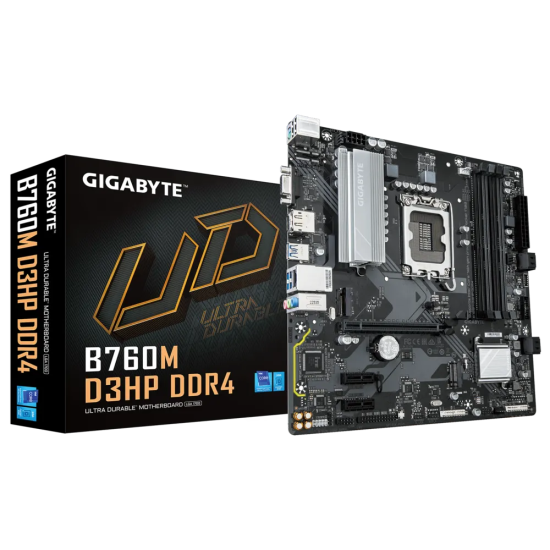 GIGABYTE B760 4xDDR4  4xSATA3  RAID HDMI  DP VGA 2xM2 GLAN        1xPCIEx16 2xPCIEx1
