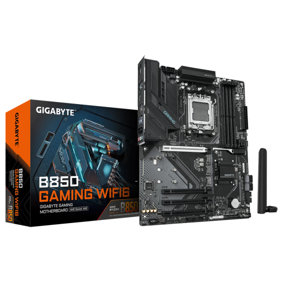 GIGABYTE B850 4xDDR5  4xSATA3  RAID HDMI DP           2xM2 GLAN        4xPCIEx16                    WiFI 