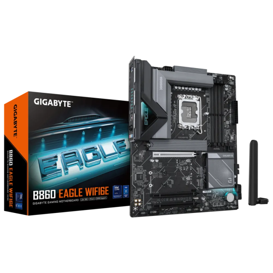 GIGABYTE B860 4xDDR5  4xSATA3  RAID HDMI DP           3xM2 GLAN        3xPCIEx16                    WiFi
