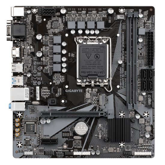 GIGABYTE H610 2xDDR5  4xSATA3           HDMI 2DP VGA 1xM2 GLAN        1xPCIEx16 1xPCIEx1