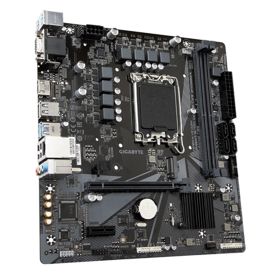 GIGABYTE H610 2xDDR5  4xSATA3           HDMI 2DP VGA 1xM2 GLAN        1xPCIEx16 1xPCIEx1