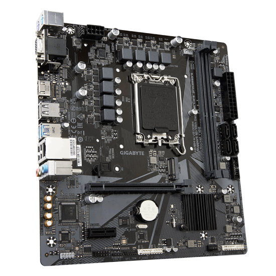 GIGABYTE H610 2xDDR5  4xSATA3           HDMI 2DP VGA 1xM2 GLAN        1xPCIEx16 1xPCIEx1