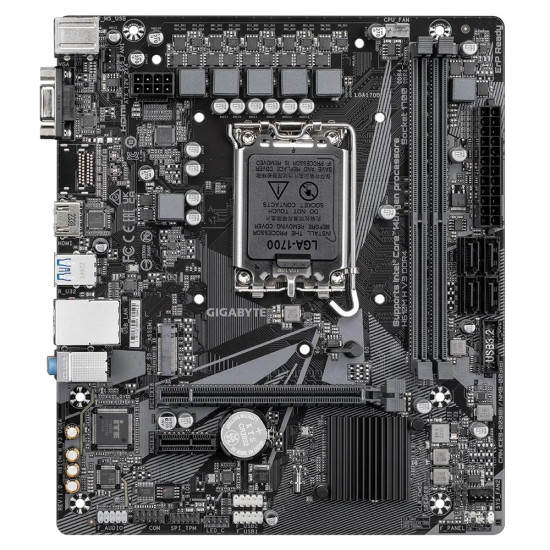 GIGABYTE H610 2xDDR4  4xSATA3           HDMI        VGA 1xM2 GLAN        1xPCIEx16 1xPCIEx1