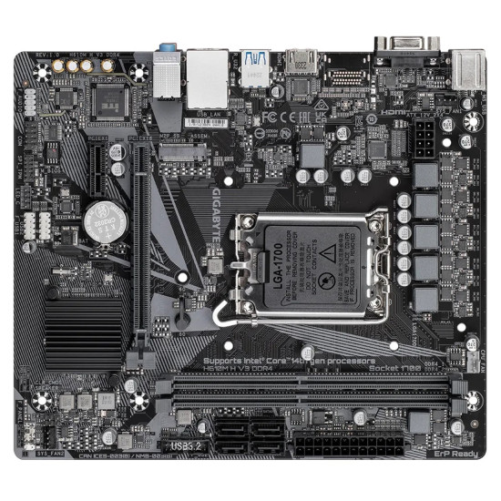 GIGABYTE H610 2xDDR4  4xSATA3           HDMI        VGA 1xM2 GLAN        1xPCIEx16 1xPCIEx1