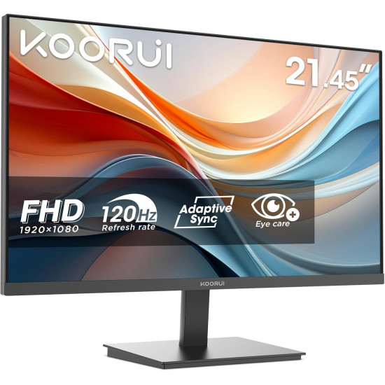 KOORUI 22 FHD 120Hz VA 5ms 16:9 HDMI D-SUB FFREE