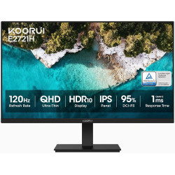 KOORUI 27 QHD IPS 120Hz 1ms 16:9 HDMI DP FREESYNC HDR